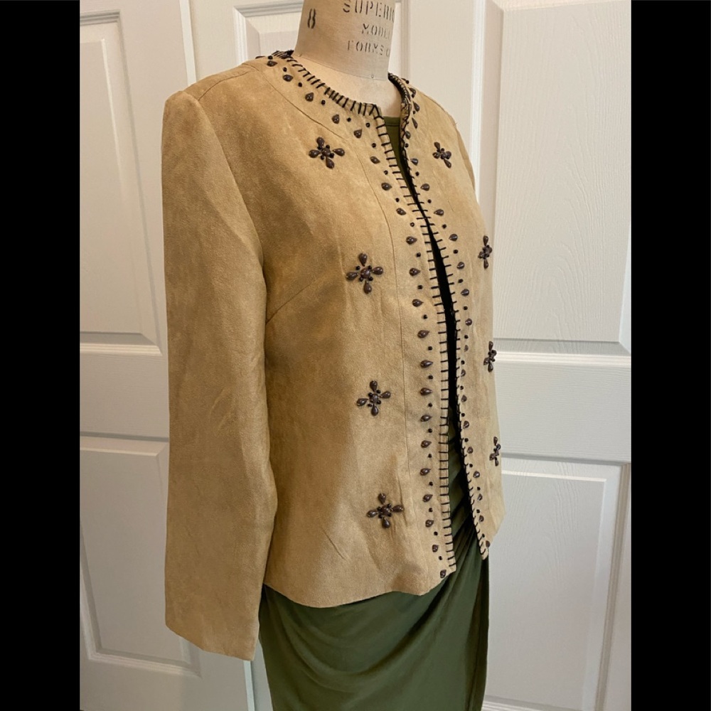 Suede Blazer Jacket